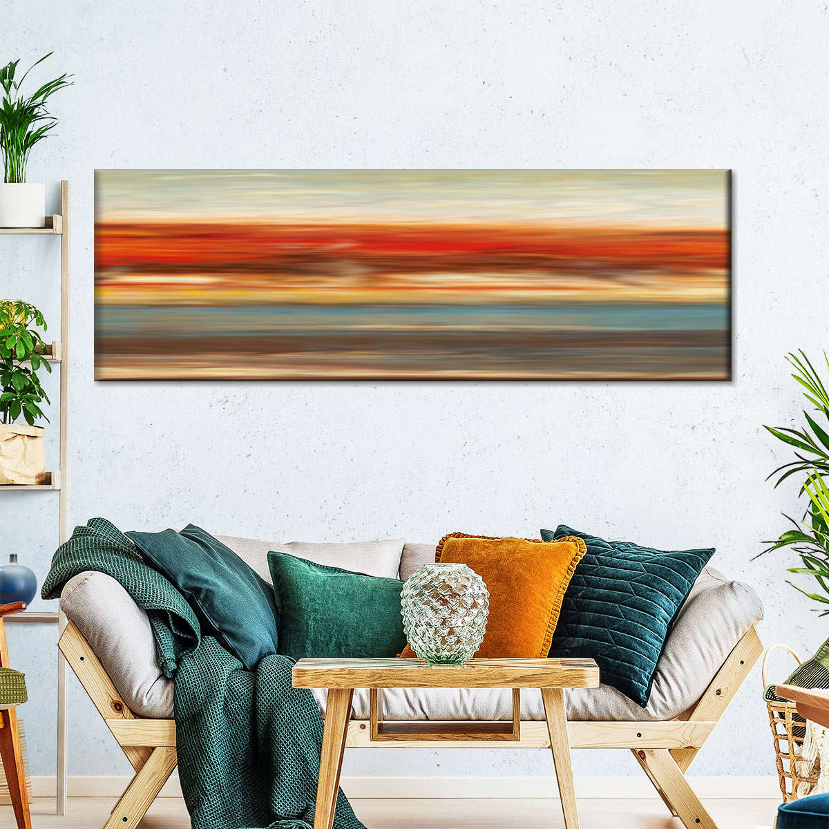 Frendorf | Lineare Landschaft Wandkunst