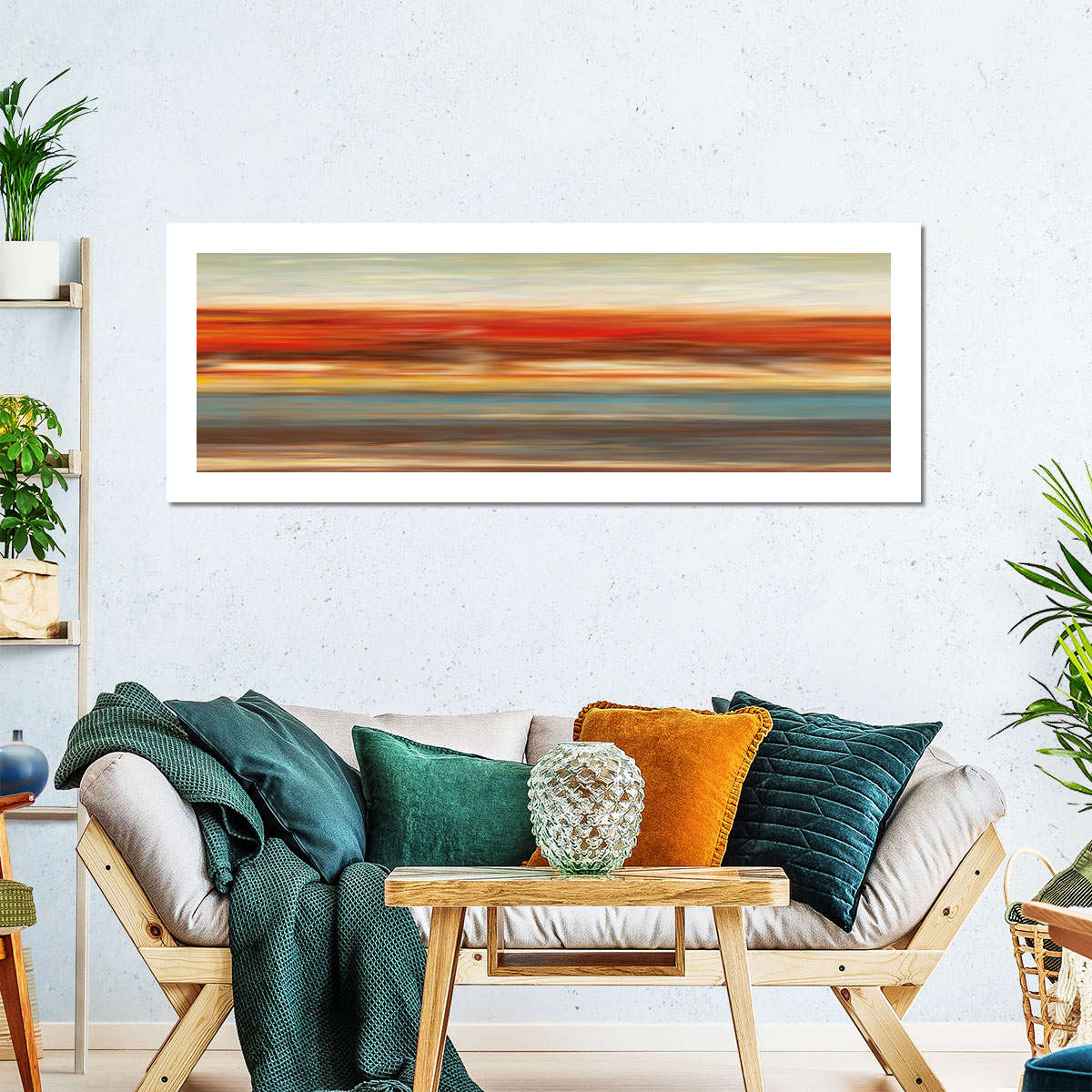 Frendorf | Lineare Landschaft Wandkunst