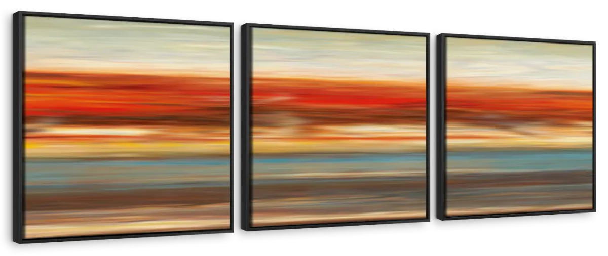 Frendorf | Lineare Landschaft Wandkunst
