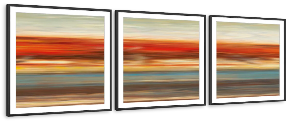 Frendorf | Lineare Landschaft Wandkunst