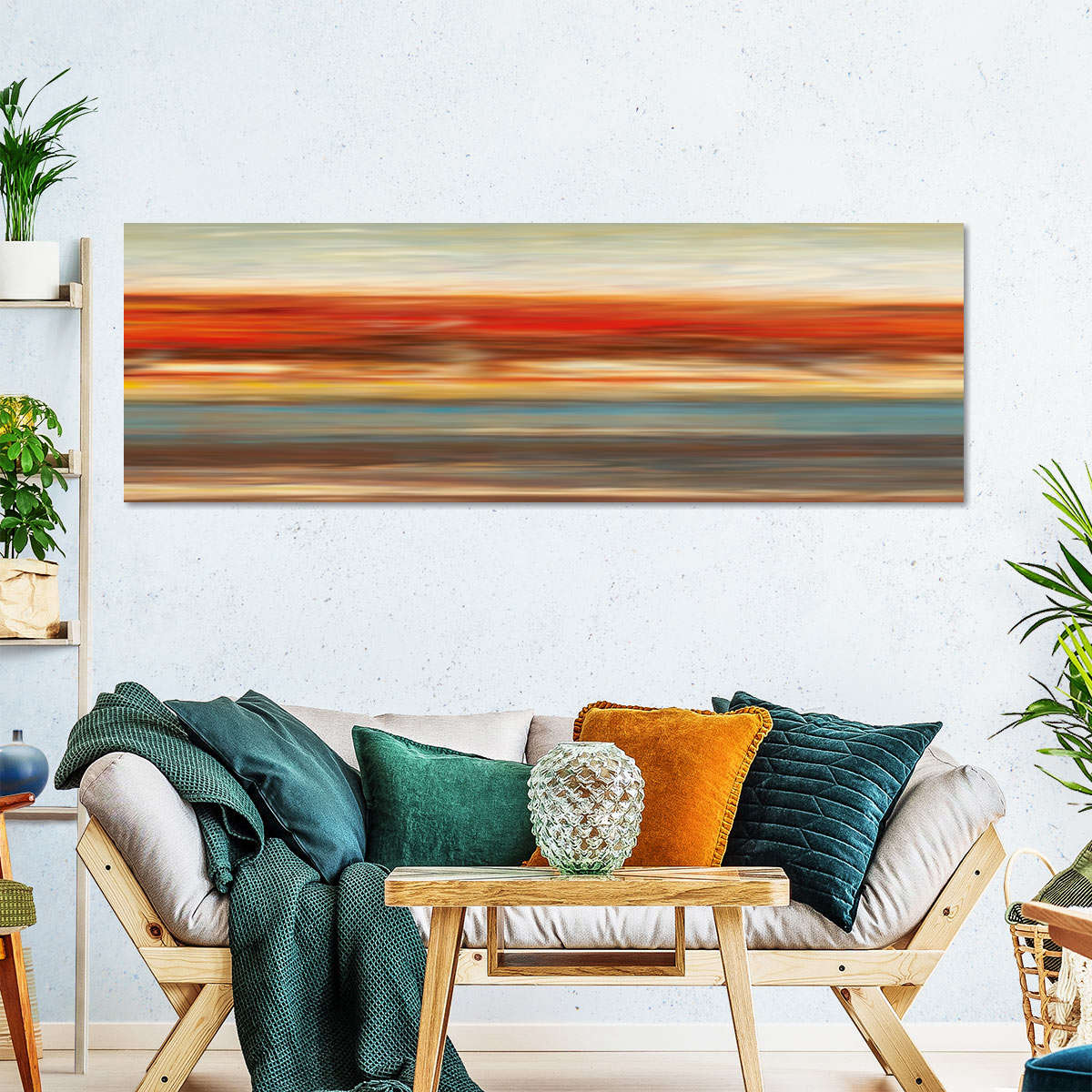 Frendorf | Lineare Landschaft Wandkunst