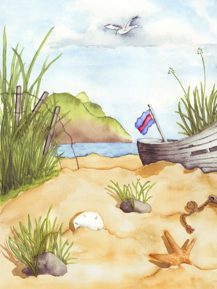 Frendorf | Die Strand-Schätze Wandkunst