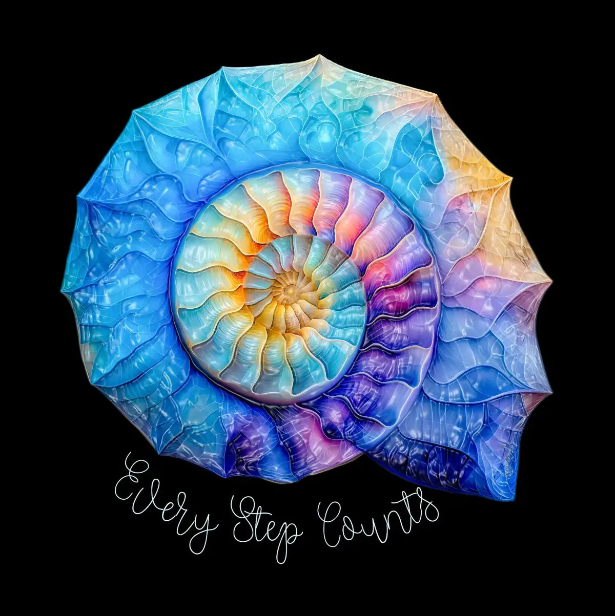 Frendorf | Die Nautilus Spiral Journey ist eine Erinnerung Wandkunst