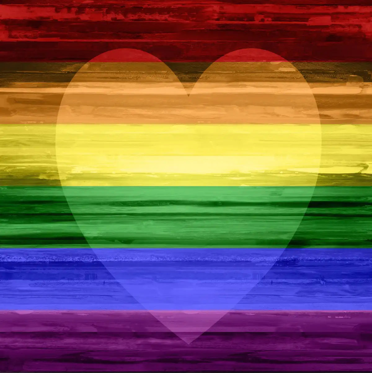 Frendorf | Die Regenbogenherz Wandkunst
