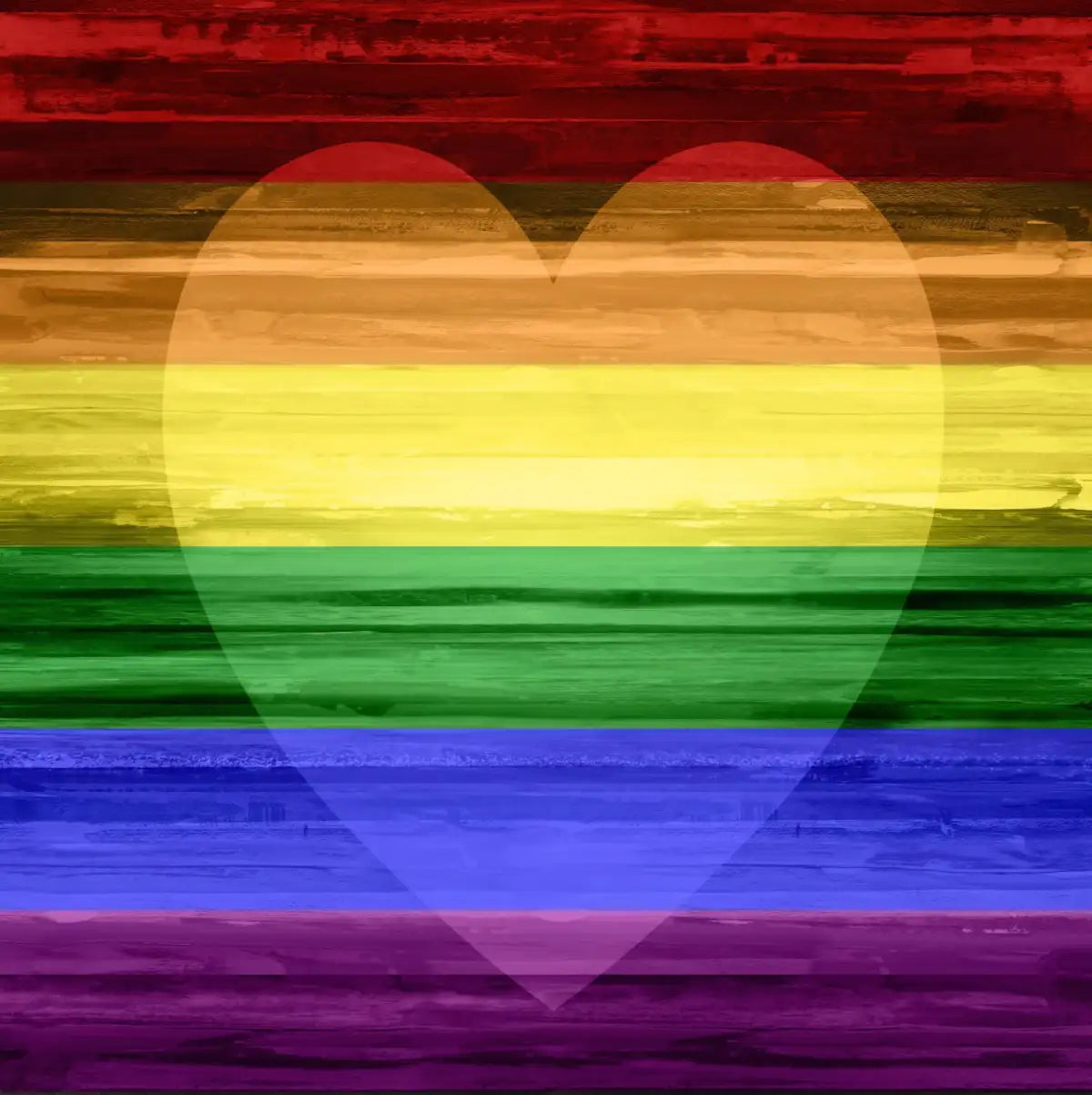 Frendorf | Die Regenbogenherz Wandkunst