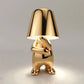 Frendorf | ThinkerGlow™ Goldene Denkfigur LED Tischlampe | Künstlerisches Stimmungslicht | Dekoleuchte für Zuhause & Büro