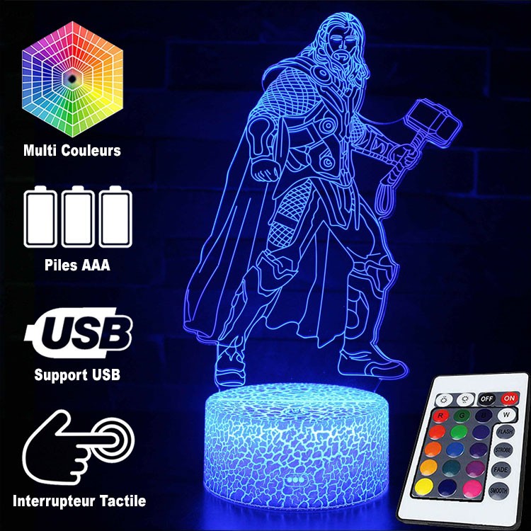 3D Lampe Marvel Thor