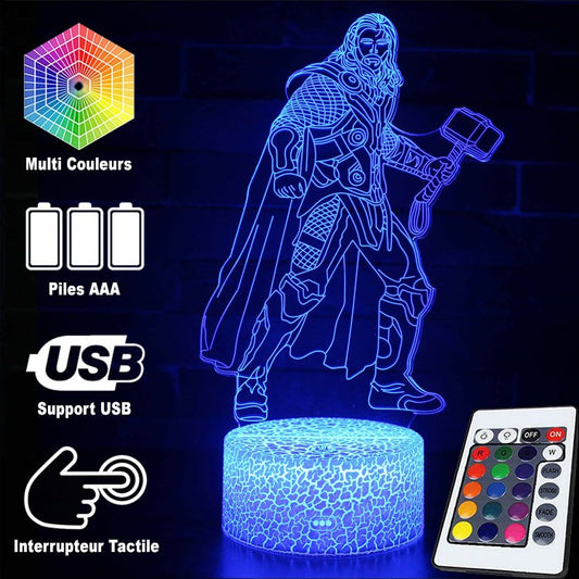 3D Lampe Marvel Thor