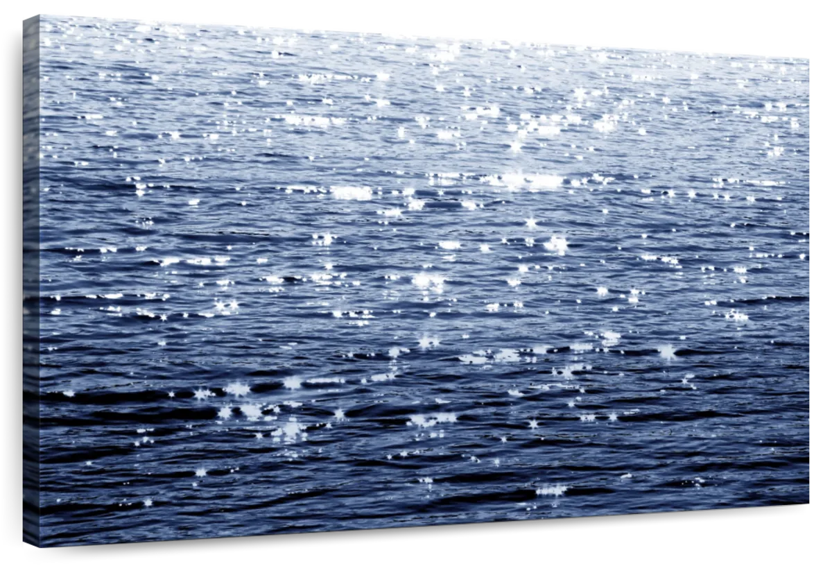 Frendorf | Sonniges Meer Indigo Wandkunst