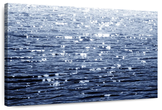 Frendorf | Sonniges Meer Indigo Wandkunst