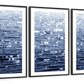 Frendorf | Sonniges Meer Indigo Wandkunst