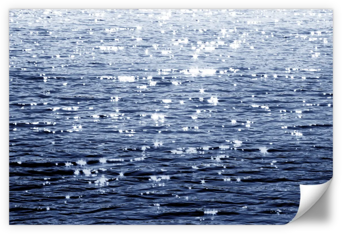 Frendorf | Sonniges Meer Indigo Wandkunst