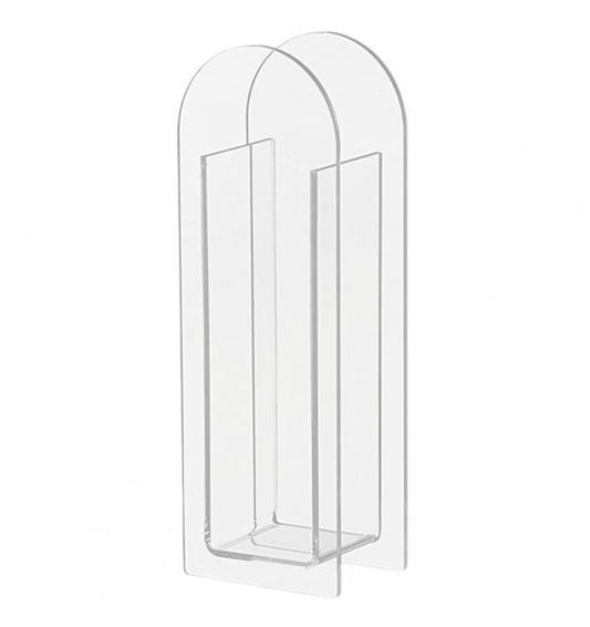 Transparente Acryl-Blumenvase