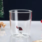 Transparenter Weihnachtsglasbecher mit optionaler Geschenkbox