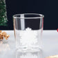 Transparenter Weihnachtsglasbecher mit optionaler Geschenkbox