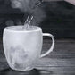 Frendorf | Transparente Glas Doppel Kreative Hitzebeständige Tasse Becher