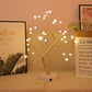 Frendorf | FairyTree LED Baumlichter Lampe | Dekoratives Stimmungslicht | Kupferdraht & Fairy Lights | Kabellose Tischlampe für Zuhause