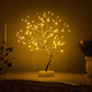 Frendorf | FairyTree LED Baumlichter Lampe | Dekoratives Stimmungslicht | Kupferdraht & Fairy Lights | Kabellose Tischlampe für Zuhause