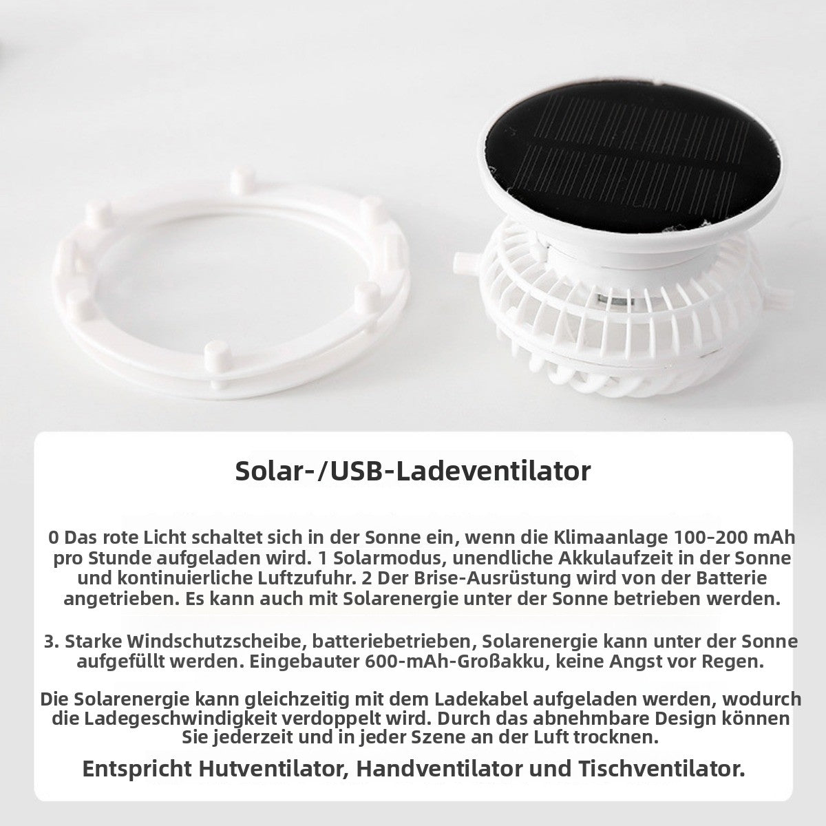 Frendorf | Sonnenhut mit Ventilator