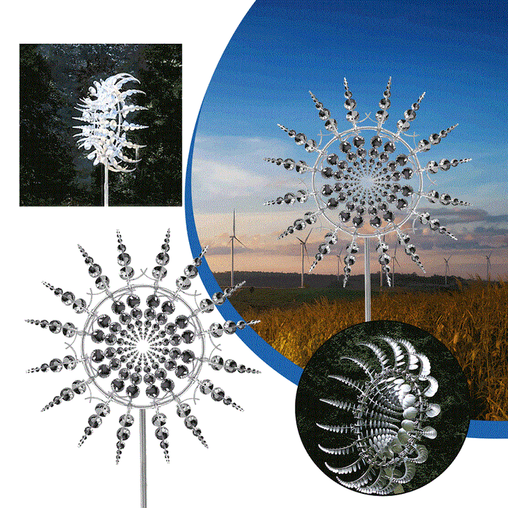 Windmühle - Windly - Magic Metal - Gartendekoration