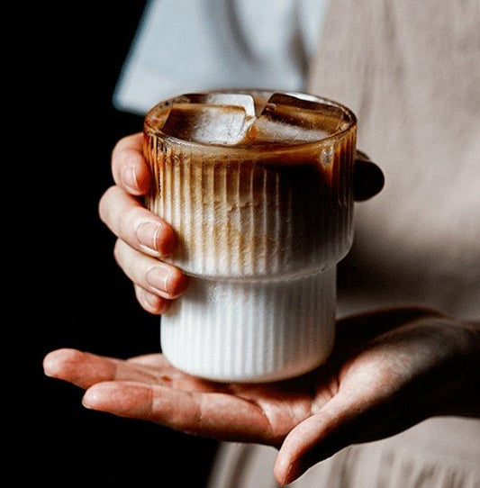 Frendorf Gerippte Eistee Kaffeetasse
