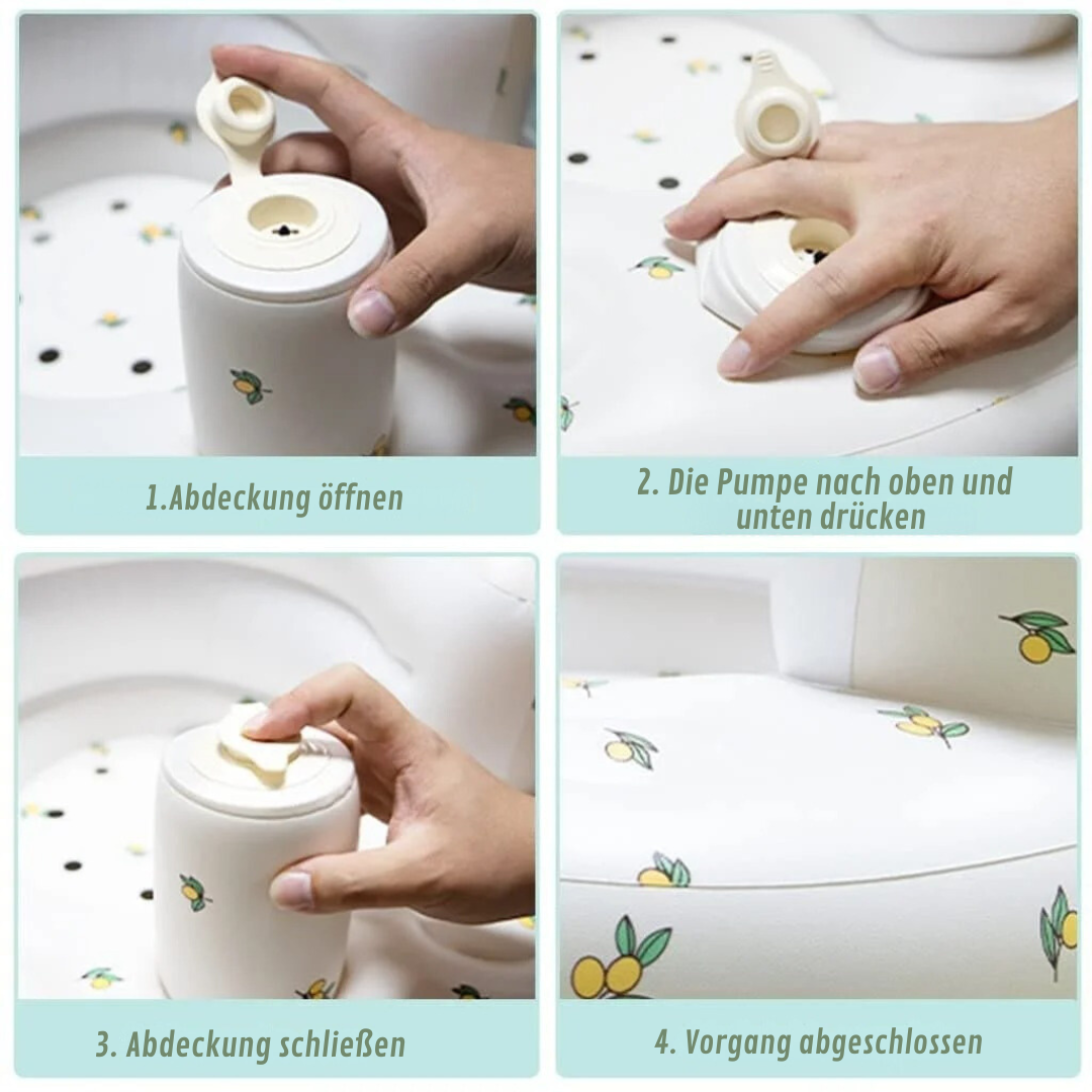 Frendorf | Aufblasbarer Kinderstuhl mit Integrierter Luftpumpe