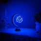 Frendorf | LunarGlow Magische Mondlampe | LED Stimmungslicht | 3D-Druck Design | Dekorative Beleuchtung für Zuhause