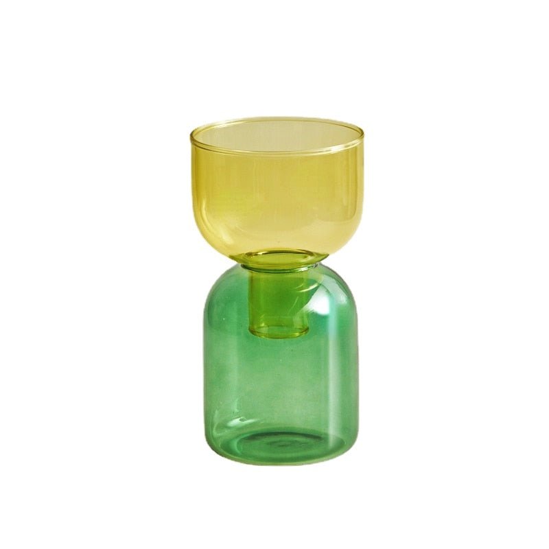 Zweiteiliges Mini-Knospenvase-Terrarium-Set