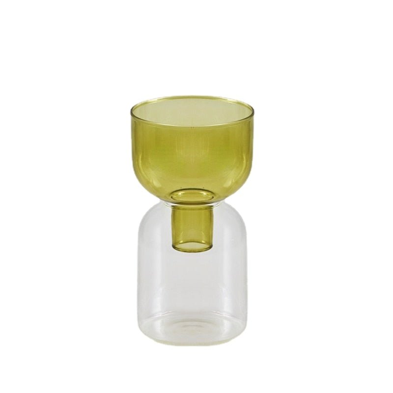 Zweiteiliges Mini-Knospenvase-Terrarium-Set