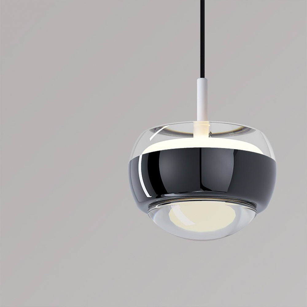 Frendorf | NovaHalo Halbkreis LED Pendelleuchte | Modernes Design | Dimmbar | Elegante Beleuchtung für Esszimmer & Wohnzimmer