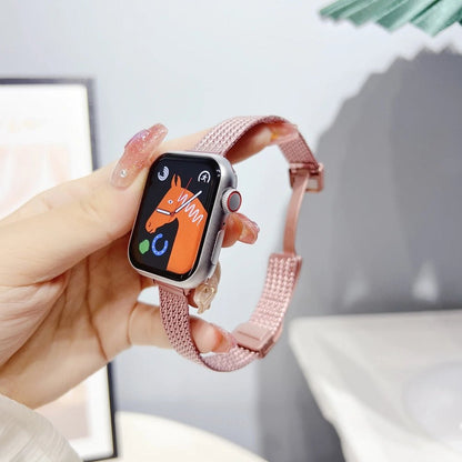 Frendorf | Damen Ultra-Dünnes Edelstahl Armband für Apple Watch