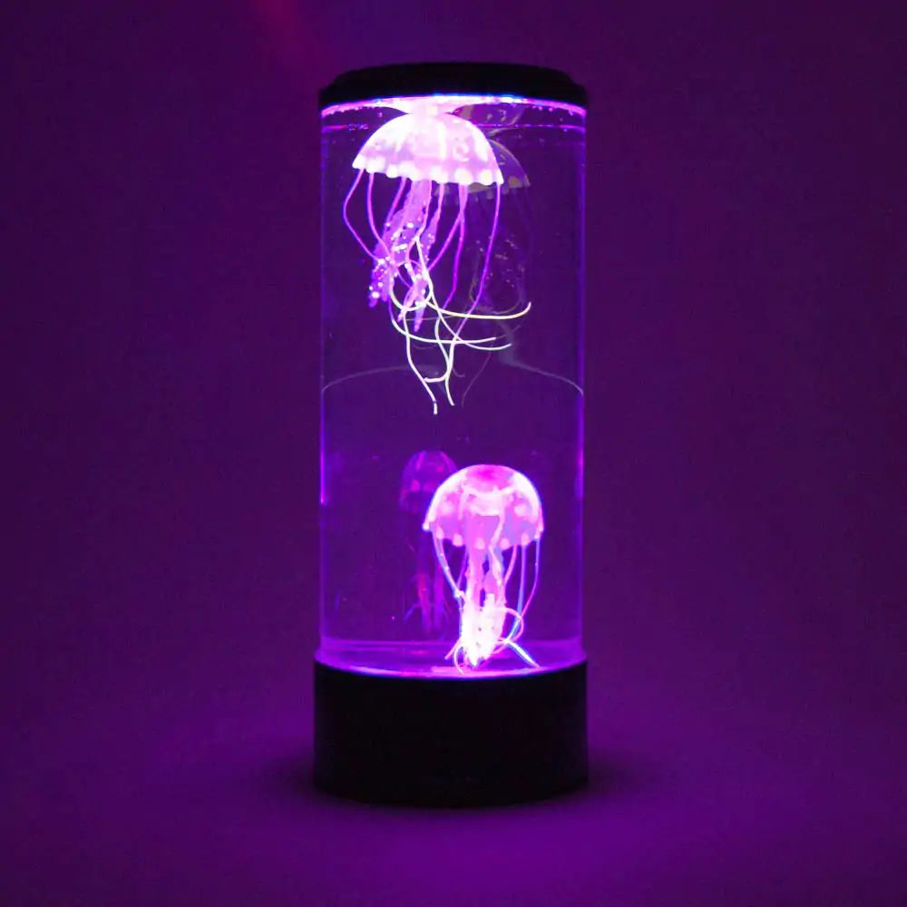 Lustige und entspannende LED-Quallenlampe für Kinder