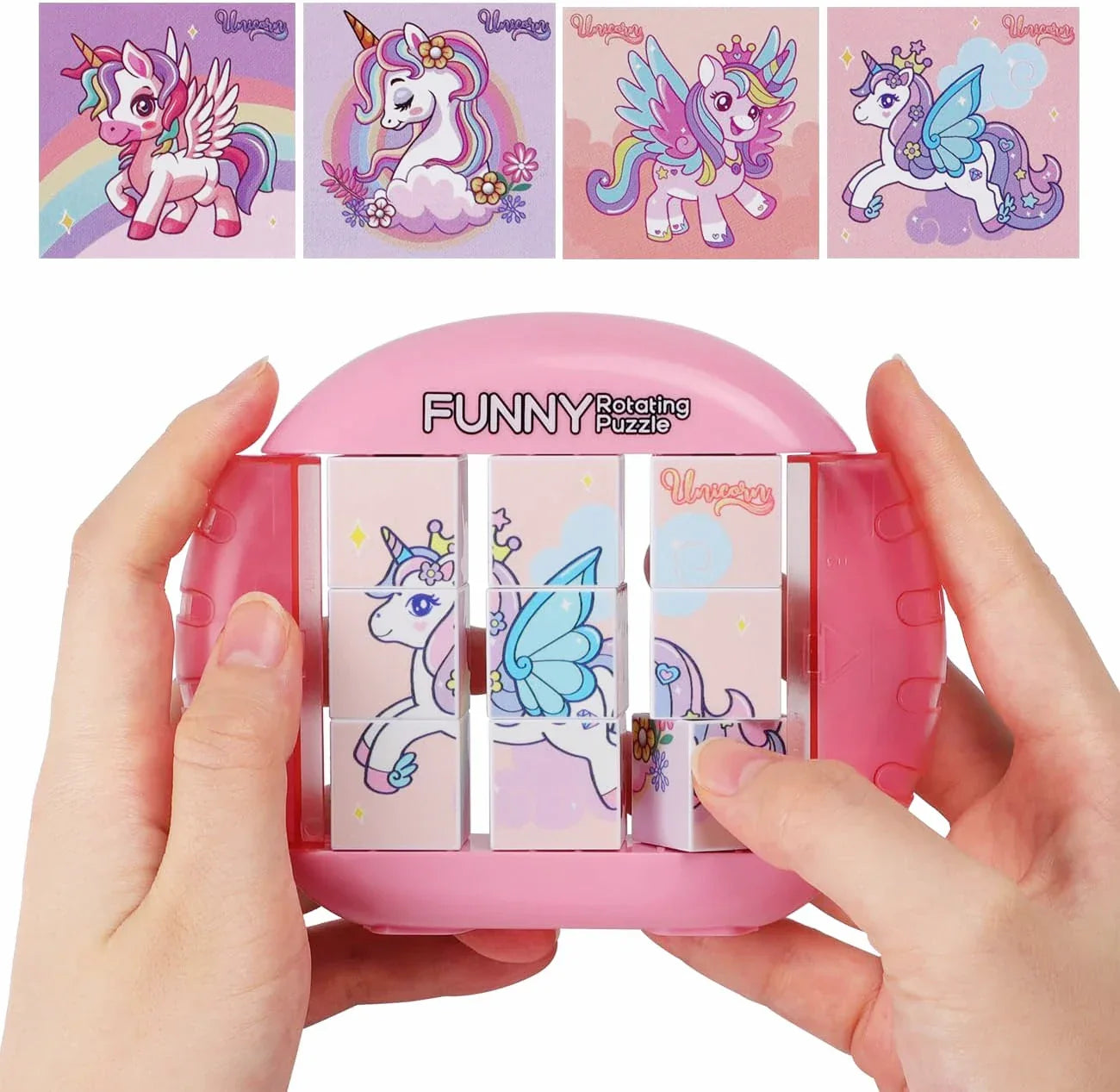 Frendorf | Endloser Puzzlespaß – Drehpuzzle für Kinder mit Tieren