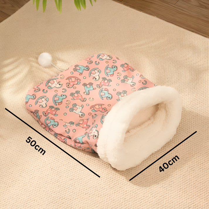Frendorf |  Soft Fluffy Pocket-Schlafsack für Katzen &amp; Kleintiere