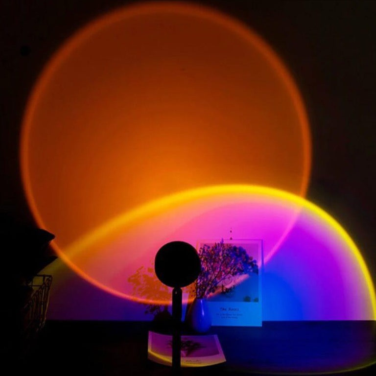 Frendorf | GlowScape Golden Hour LED Lampe | Stimmungslicht | Deko für Zuhause | Sonnenuntergangseffekt
