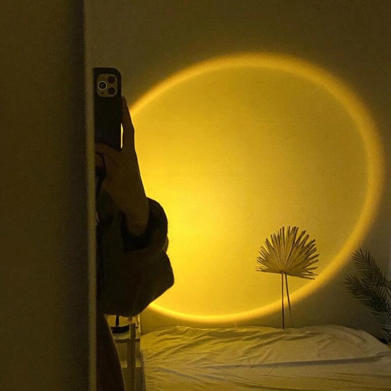 Frendorf | GlowScape Golden Hour LED Lampe | Stimmungslicht | Deko für Zuhause | Sonnenuntergangseffekt