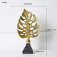 Frendorf | LeafyGlow Skulptur Dekofigur aus Metall | Ginkgo-Design | Wohnaccessoire | Tisch- und Regaldekoration