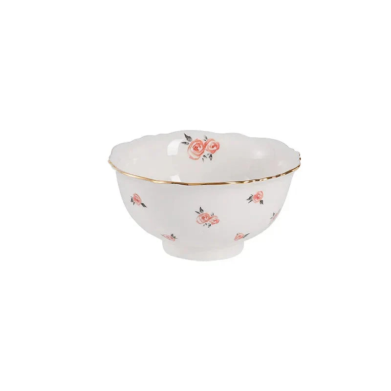 Kawaii Scoop Platte Keramik Schüssel Salat Löffel Steak Teller Geschirr