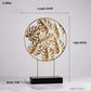 Frendorf | LeafyGlow Skulptur Dekofigur aus Metall | Ginkgo-Design | Wohnaccessoire | Tisch- und Regaldekoration