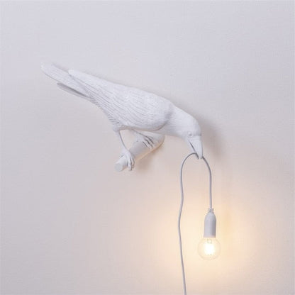 Kreative Krähe – LED-Wandleuchte