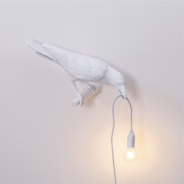 Kreative Krähe LED Wandleuchte | Einzigartige Beleuchtung für Wohnzimmer, Schlafzimmer & Büro