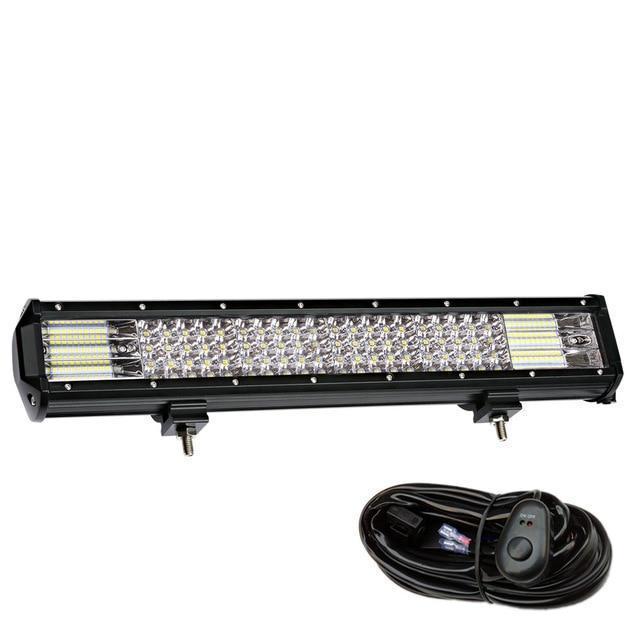 Frendorf | Bumper Grill Offroad LED Lichtleiste W/Schalter Verdrahtung Harness Rohrklemmen