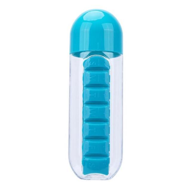 Frendorf | 2 in 1 Pillenorganizer Wasserflasche
