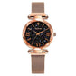 Frendorf | Luxus Damen Armbanduhren Magnetische Sternenhimmel Damen Uhr Quarz Armbanduhr Mode Damen Armbanduhr