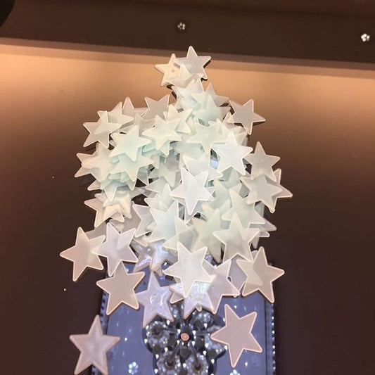 Frendorf | 100 Stück Leuchtende Stern Aufkleber