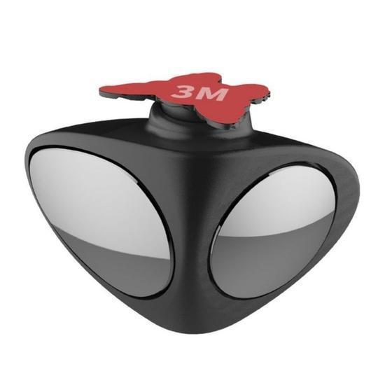 Frendorf | 2 in 1 Auto Totale Sicht Spiegel, 360 Grad drehbarer verstellbarer Aufkleber konvexer Rückspiegel