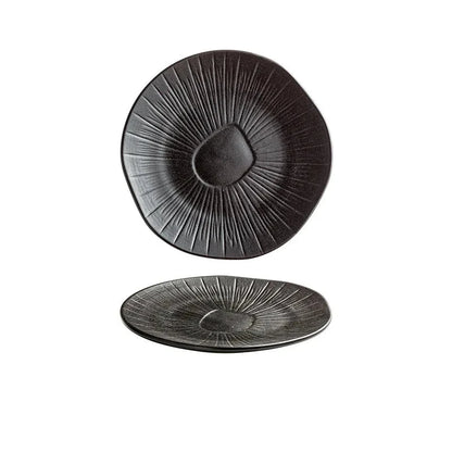 8" Retro Keramik Runde Platte Western Platte Küchen Geschirr