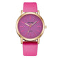 Frendorf | s Hochwertige Mode Frauen Damen Simple Uhren Genf Kunstleder Analog Quarz Armbanduhr Uhr Geschenke