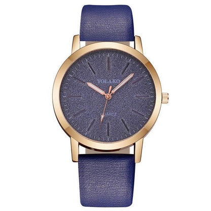 Frendorf | s Hochwertige Mode Frauen Damen Simple Uhren Genf Kunstleder Analog Quarz Armbanduhr Uhr Geschenke