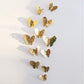 Frendorf | ButterflyGlow 3D Schmetterlings-Dekoration | Wanddeko | Frühling & Sommer | Klassisch & Modern